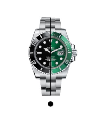 Rolex - Rubber B - Bracelet en caoutchouc pour Submariner 40mm Ceramic - Série Velcro® les muscles