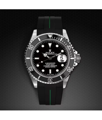 Rolex - Rubber B - Bracelet caoutchouc pour Submariner 40mm Non-Ceramic - Série classique les ligaments