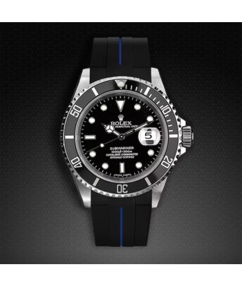 Rolex - Rubber B - Bracelet caoutchouc pour Submariner 40mm Non-Ceramic - Série boucle ardillon la livraison gratuite