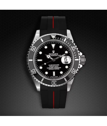 Rolex - Rubber B - Bracelet caoutchouc pour Submariner 40mm Non-Ceramic - Série classique les ligaments