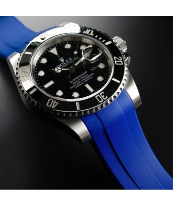 Rolex - Rubber B - Bracelet caoutchouc pour Submariner 40mm Ceramic - Série boucle ardillon commande en ligne