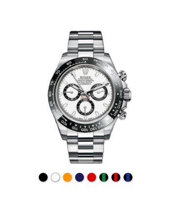 Rolex - Rubber B - Bracelet caoutchouc Daytona Ceramic Bezel Oyster Bracelet - Série classique basket pas cher