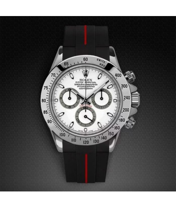 Rolex - Rubber B - Bracelet caoutchouc pour Daytona Oyster Bracelet - Série classique à prix réduit toute l'année