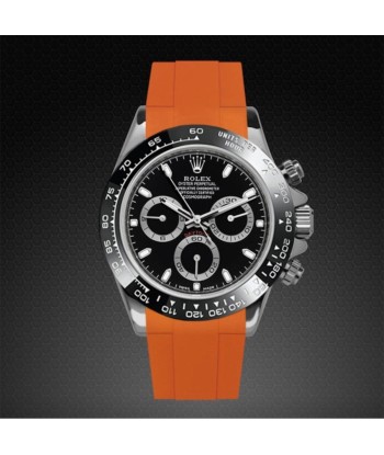 Rolex - Rubber B - Bracelet caoutchouc Daytona Ceramic Bezel Oyster Bracelet - Série classique basket pas cher