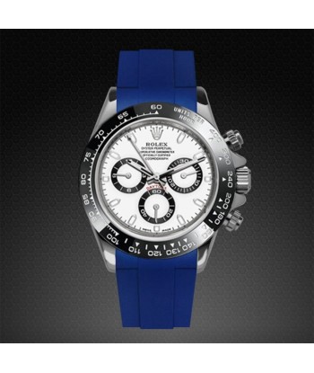 Rolex - Rubber B - Bracelet caoutchouc Daytona Ceramic Bezel Oyster Bracelet - Série boucle ardillon pas cher chine