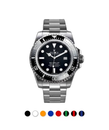 Rolex - Rubber B - Bracelet caoutchouc Sea-Dweller 4000 - Série boucle ardillon ref. 116600 pas cher