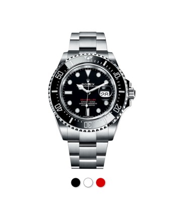 Rolex - Rubber B - Bracelet caoutchouc pour Sea-Dweller 43mm - Série boucle ardillon ref. 126600 plus qu'un jeu 