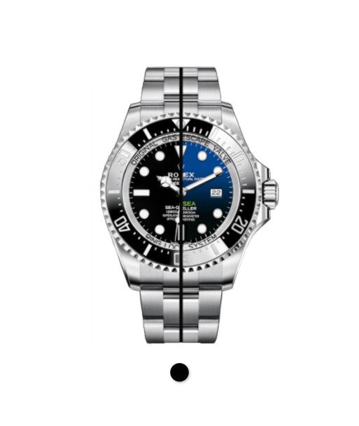 Rolex - Rubber B - Bracelet caoutchouc pour Deepsea 116660 - Édition Glidelock la colonne vertébrale