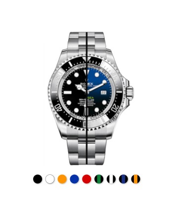 Rolex - Rubber B - Bracelet caoutchouc pour Deepsea 116660 - Série boucle ardillon meilleur choix