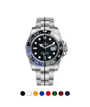 Rolex - Rubber B - Bracelet caoutchouc pour GMT Master II CERAMIC - Série boucle ardillon Dans la société mordern