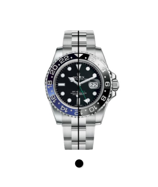 Rolex - Rubber B - Bracelet caoutchouc pour GMT Master II CERAMIC - Série Velcro® 50-70% off 