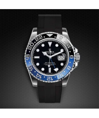 Rolex - Rubber B - Bracelet caoutchouc pour GMT Master II CERAMIC - Série Velcro® 50-70% off 