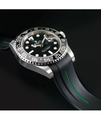 Rolex - Rubber B - Bracelet caoutchouc pour GMT Master II CERAMIC - Série classique votre