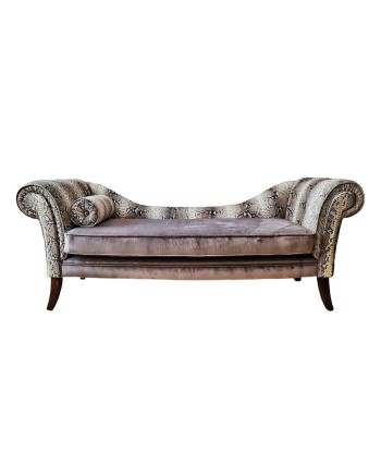 ​Sofa made of french pine wood from the Landes and leather - Python suggérées chez