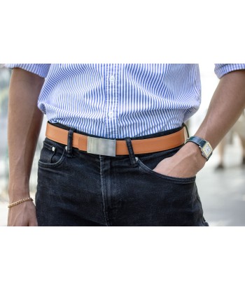 Hermès style leather belt - Grained calf du meilleur 