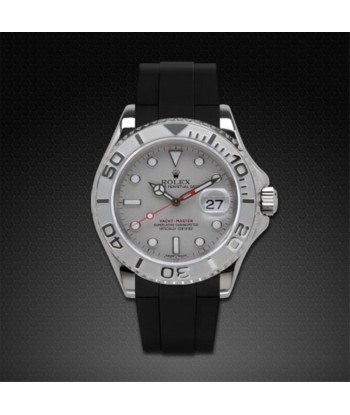 Rolex - Rubber B - Bracelet caoutchouc pour Yachtmaster 40mm - Série classique brillant des détails fins