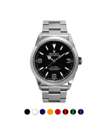 Rolex - Rubber B - Bracelet caoutchouc pour Explorer I 39mm - Série classique de pas cher