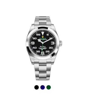 Rolex - Rubber B - Bracelet caoutchouc pour Air-King 40mm - Série Bund Véritable concentré