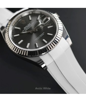 Rolex - Rubber B - Bracelet caoutchouc pour Datejust 41 mm - Série boucle ardillon Profitez des Offres !