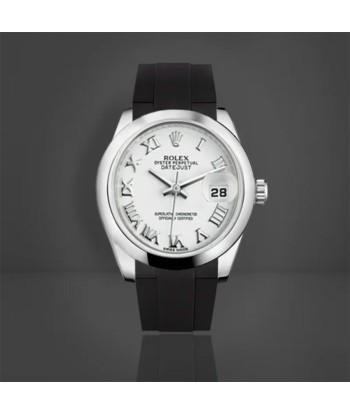 Rolex Oyster Bracelet - Rubber B - Bracelet caoutchouc pour Oyster Perpetual / Datejust 31mm - Série classique Voir les baskets