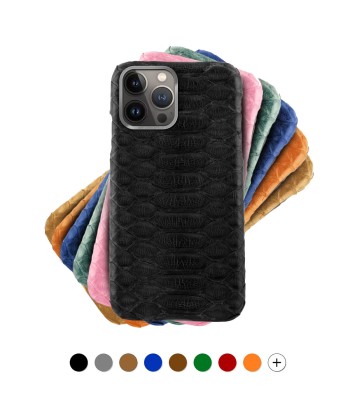 Leather iPhone case / cover - iPhone 13 ( Pro / Max / Mini ) - Genuine python Livraison rapide