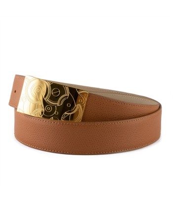 Hermès style leather belt - Grained calf du meilleur 