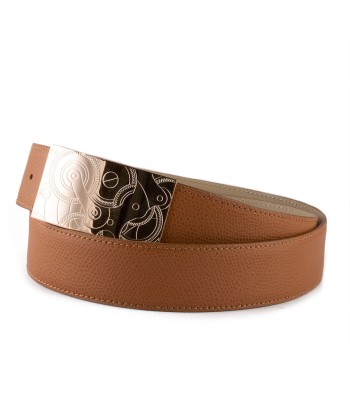 Hermès style leather belt - Grained calf du meilleur 