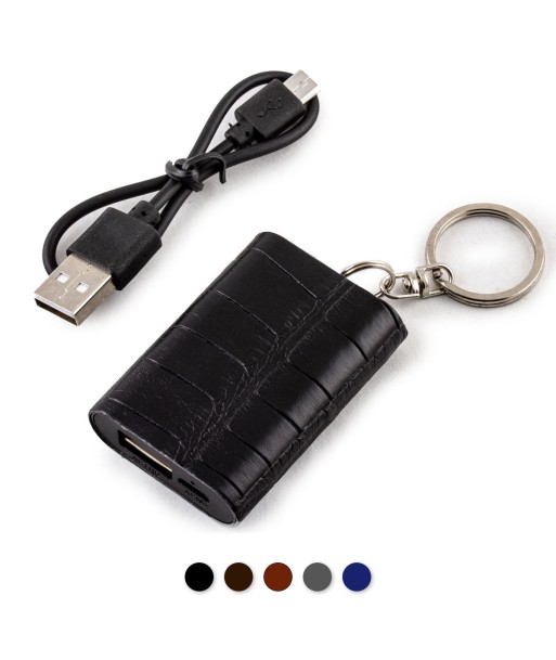 Mini Powerbank / batterie externe - Porte-clé - Alligator - Chargeur universel iPhone , Samsung , smartphone, tablette... ( noir, marron, gris) Jusqu'à 80% De Réduction