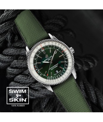 Breitling - Rubber B - Bracelet caoutchouc pour Navitimer 41mm -  Swimskin® paiement sécurisé