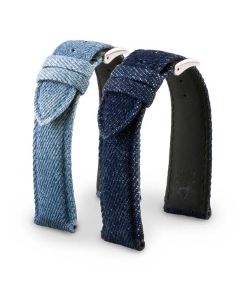 Apple Watch - Denim Type fabric watch strap le des métaux précieux