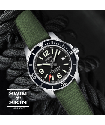 Breitling - Rubber B - Bracelet caoutchouc pour Superocean 46mm - Swimskin® Paris Déstockage Promo