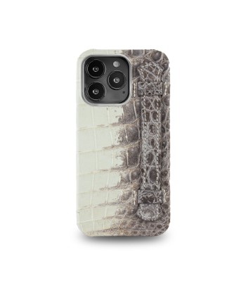 Coque cuir " Strap case " Himalaya pour iPhone 13 ( Pro / Max ) - Alligator Pour