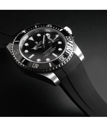 Rolex - Rubber B - Bracelet caoutchouc pour Submariner 41mm Ceramic - Édition Glidelock l'évolution des habitudes 