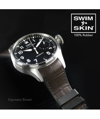 IWC - Rubber B - Bracelet caoutchouc pour Big Pilot 46mm - SwimSkin® Amélioration de cerveau avec