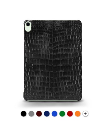 Coque / Cover cuir pour iPad air (10.9 à 13 pouces )& iPad (10e génération 10.9 pouces)  - Alligator en ligne