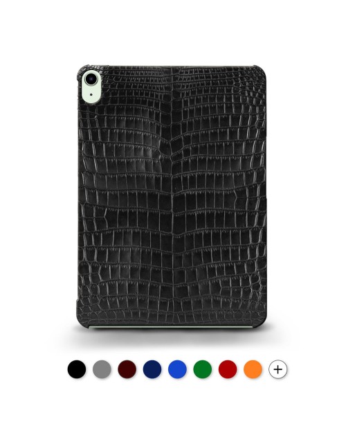 Coque / Cover cuir pour iPad air (10.9 à 13 pouces )& iPad (10e génération 10.9 pouces)  - Alligator en ligne