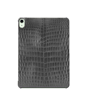 Coque / Cover cuir pour iPad air (10.9 à 13 pouces )& iPad (10e génération 10.9 pouces)  - Alligator en ligne