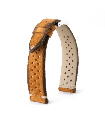 Apple Watch - ​Vintage "Driver" strap - Leather watch band - Calf s'inspire de l'anatomie humaine