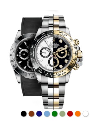 Rolex – R strap Premium - Bracelet-montre caoutchouc motif cordura pour Daytona & bracelet Oyster l'évolution des habitudes 