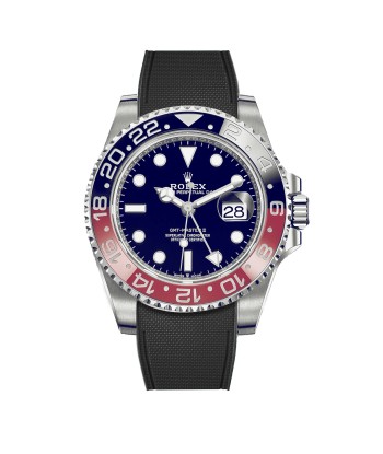 Rolex – R strap Premium - Bracelet-montre caoutchouc motif cordura pour GMT Master II céramique & bracelet Jubilé Dans la société mordern