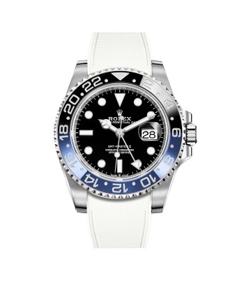 Rolex – R strap Premium - Bracelet-montre caoutchouc motif cordura pour GMT Master II céramique & bracelet Jubilé Dans la société mordern