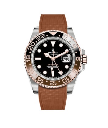 Rolex – R strap Premium - Bracelet-montre caoutchouc motif cordura pour GMT Master II céramique & bracelet Jubilé Dans la société mordern