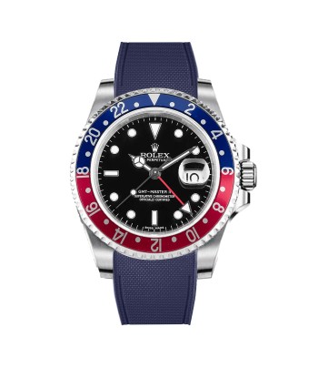 Rolex – R strap Premium - Bracelet-montre caoutchouc motif cordura pour GMT Master II non-céramique & bracelet Jubilé offre 