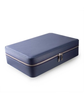 Watch and jewelry box "Vendôme" - Travel case for 4 watches - Blue, black s'inspire de l'anatomie humaine