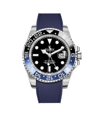 Rolex – R strap Premium - Bracelet-montre caoutchouc motif cordura pour GMT Master II céramique & bracelet Jubilé Dans la société mordern