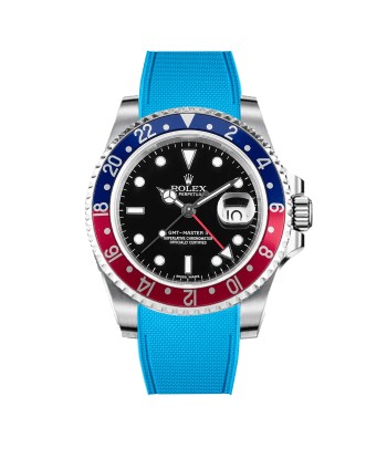 Rolex – R strap Premium - Bracelet-montre caoutchouc motif cordura pour GMT Master II non-céramique & bracelet Jubilé offre 