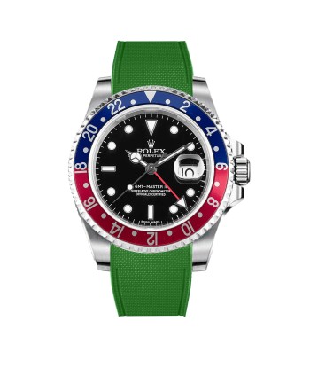 Rolex – R strap Premium - Bracelet-montre caoutchouc motif cordura pour GMT Master II non-céramique & bracelet Jubilé offre 