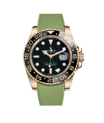 Rolex – R strap Premium - Bracelet-montre caoutchouc motif cordura pour GMT Master II céramique & bracelet Jubilé Dans la société mordern