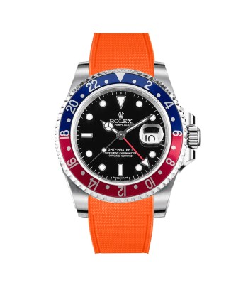 Rolex – R strap Premium - Bracelet-montre caoutchouc motif cordura pour GMT Master II non-céramique & bracelet Oyster soldes