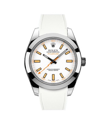 Rolex – R strap Premium - Bracelet-montre caoutchouc motif cordura pour Milgauss 40mm  & bracelet Oyster Voir les baskets